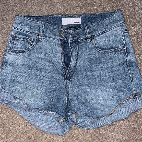 Garage high waisted stretchy jean shorts - Picture 1 of 1